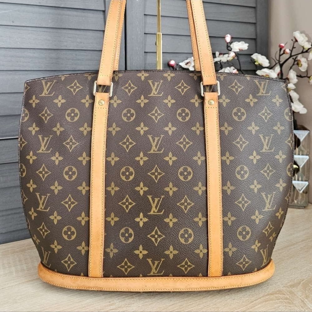 Authentic LOUIS VUITTON Monogram Babylone Tote